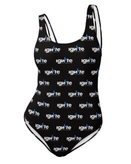 Ignite Black One-Piece Swimsuit