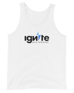 Ignite Men's White Tank Top