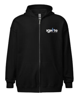 Ignite Mastermind Black Zip-Up Hoodie